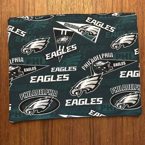 Handmade Fabric Ipad Case Pocket NFL Philadelphia Eagles Print - Picture 4 of 6
